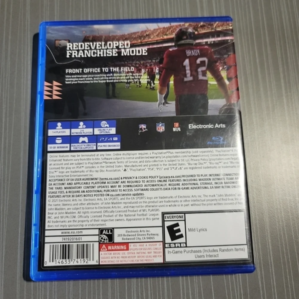 (3) Madden NFL 19, 21, & 22 - Sony PlayStation 4 Good/Great PreOwned Condition‎